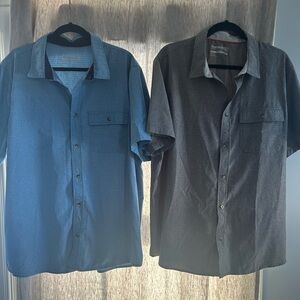 LIKE NEW MENS AVALANCHE BUTTON UP  COLLARED SHIRTS XL